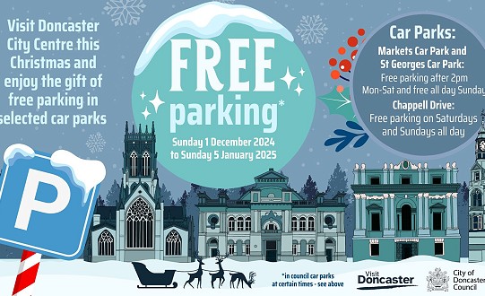 Doncaster Council announces free parking this festive season