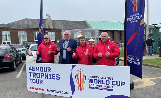 Rugby League World Cup trophy heads to Doncaster