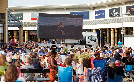 Summer cinema is back at Lakeside!