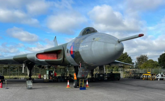 Vulcan XH558 secures long-term home at Doncaster Sheffield Airport