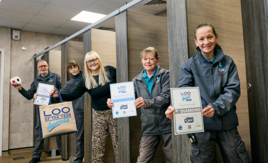 Lakeside Village flushed with success at Loo of the Year Awards!